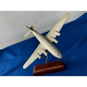 MAQUETTE D'AVION D C6 EN FONTE D'ALU DES ANNÉES 1950 20 ÈME