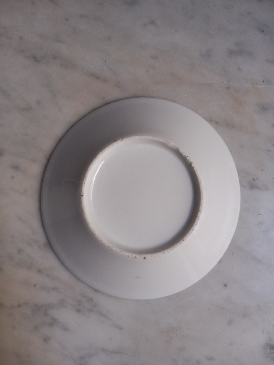 Paris Porcelain - Cup And Its Saucer - Empire Period-photo-5