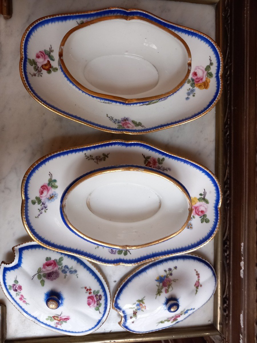 Sèvres - Paire De Sucriers En Porcelaine Tendre - XVIIIe Siècle -photo-3