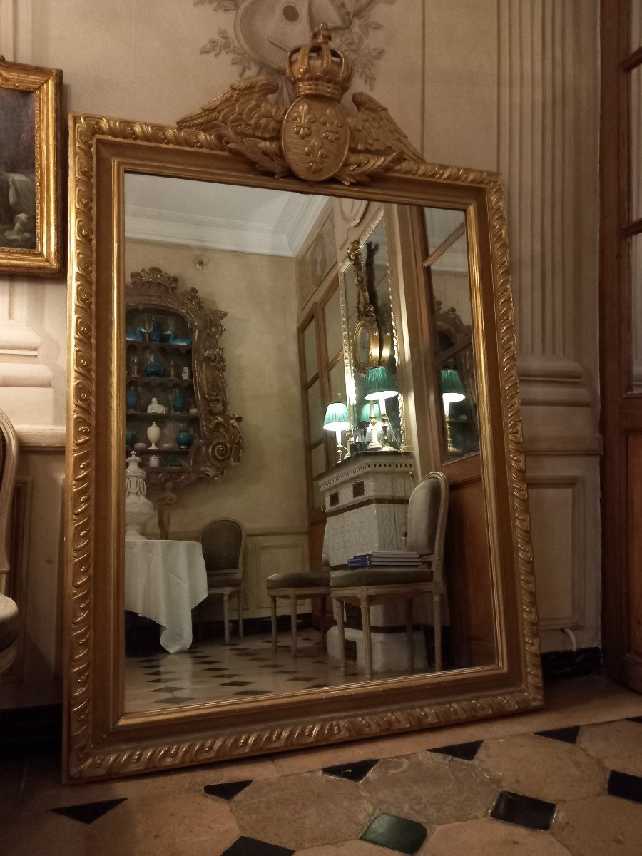 Grand Miroir Aux Armes De France