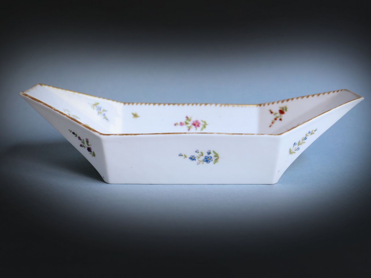 Nast - Ravier En Bateau En Porcelaine dure  XVIIIe Siècle -photo-2