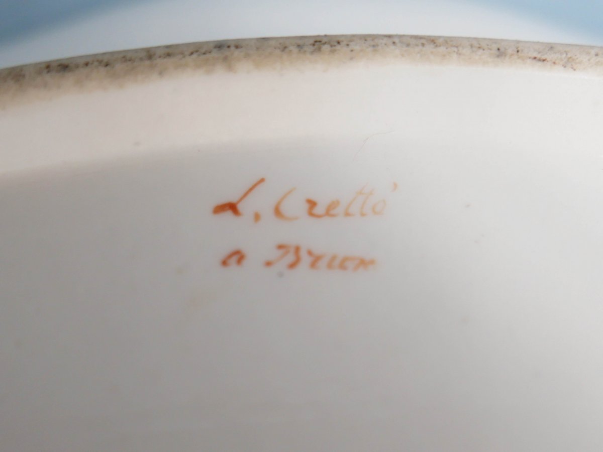 Louis Crétté - Pot à Oille En Porcelaine Dure XVIIIe Siècle -photo-4