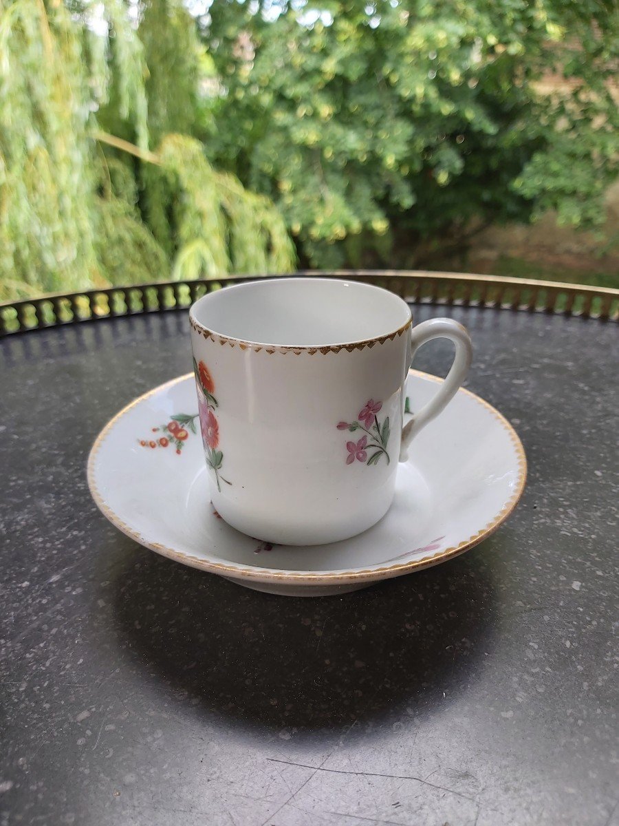  Nast - Tasse Litron En Porcelaine Dure XVIIIe Siècle