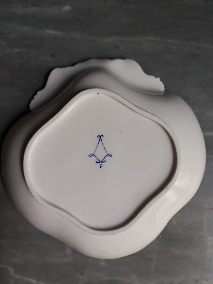 Sèvres- Compotier Coquille En Porcelaine Tendre - XVIIIe Siècle -photo-1