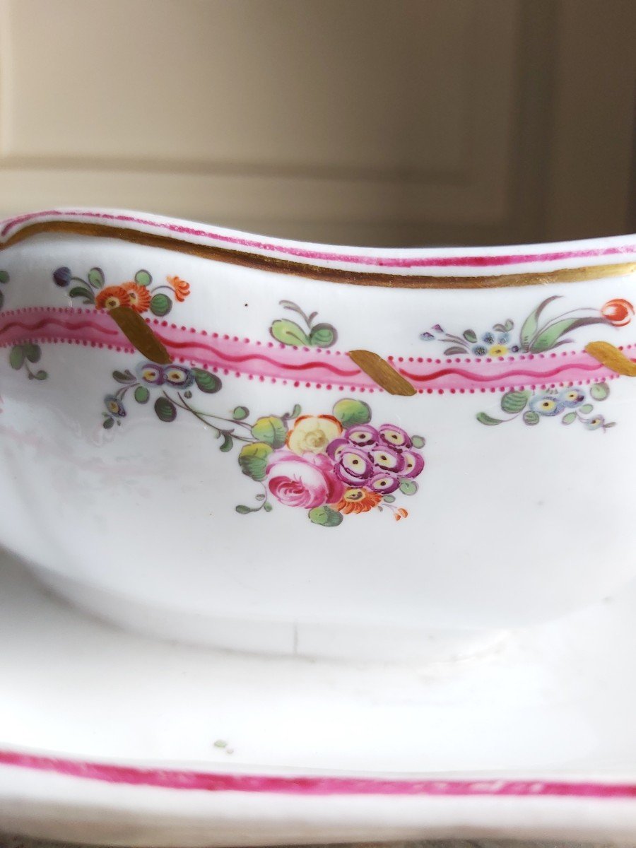 Manufacture De Robert- Body Of Oval Sugar Bowl In Marseille Porcelain - Eighteenth Century-photo-3