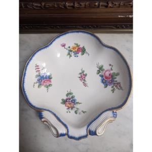 Sèvres - Compotier Coquille En Porcelaine Tendre - XVIIIe Siècle 