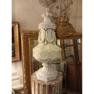 Grand Vase Grec Duplessis En Porcelaine, Modèle De Sèvres 