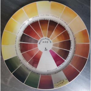 Manufacture De Sèvres- Palette De Couleurs - 1955