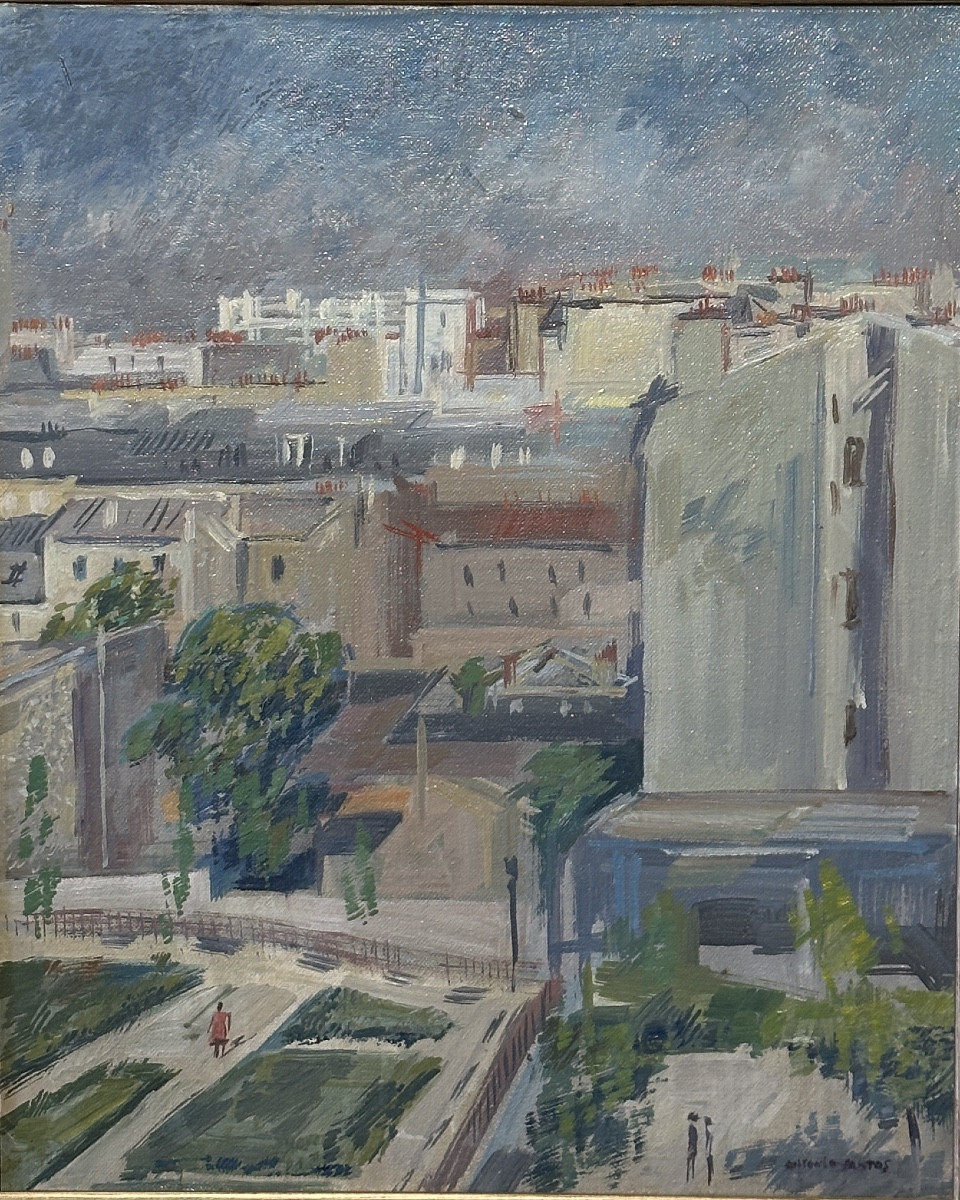 Antonio SANTOS (1955) Toits et cheminées