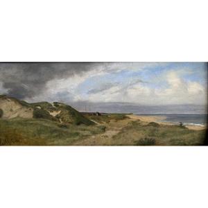 Théodore Gudin (1802–1880) The Shelter In The Dunes.