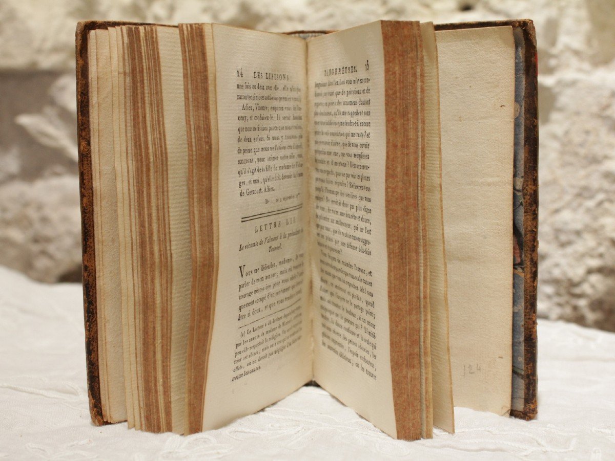 Book 'les Liaisons Dangereuses' By Pierre Choderlos De Laclos 1792 Edition-photo-3