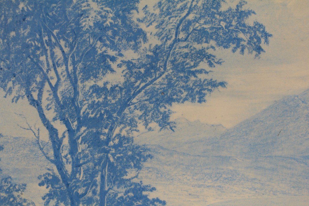 Grand Plat De Présentation En Faïence De Premières (côte d'Or) Jules Lavalle (1860-1880)-photo-3