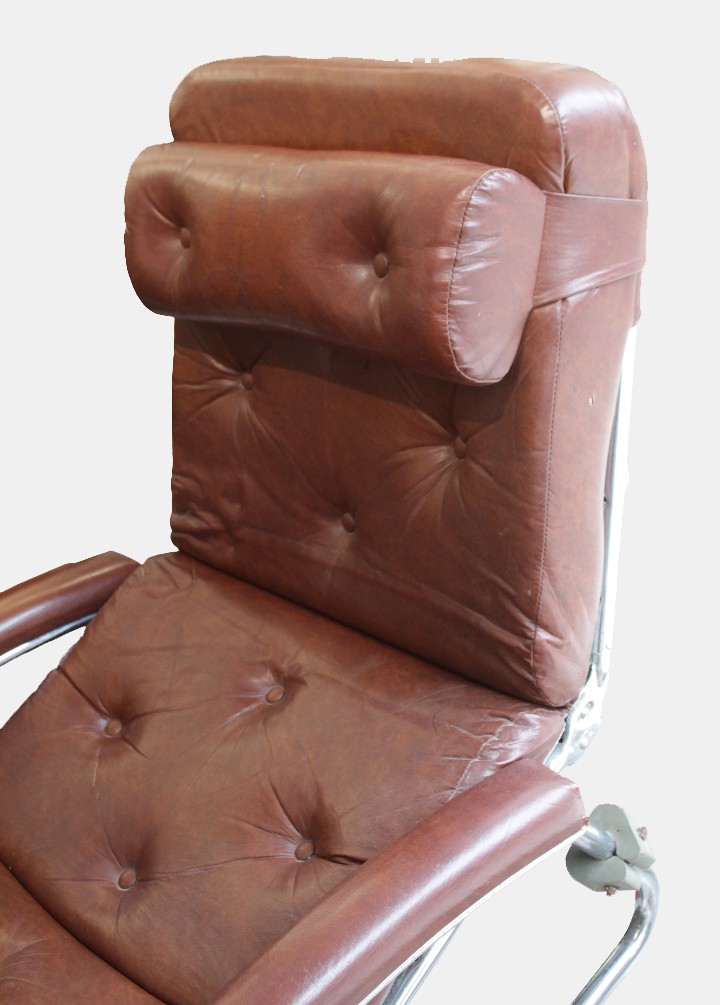 'lama' Lounge Chair By Bahmüller Circa 1970-photo-3