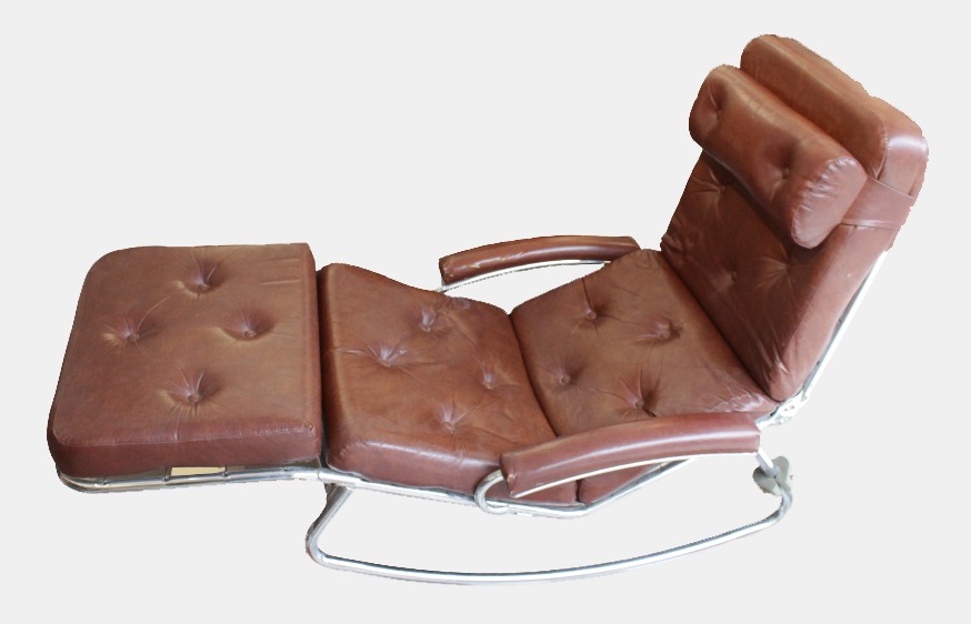 'lama' Lounge Chair By Bahmüller Circa 1970