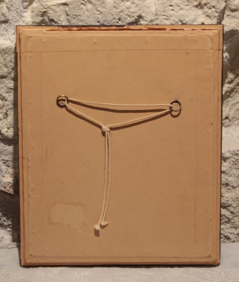 Watercolor 'portrait Of A Woman' In The Medieval Style, Circa 1830-1850-photo-7