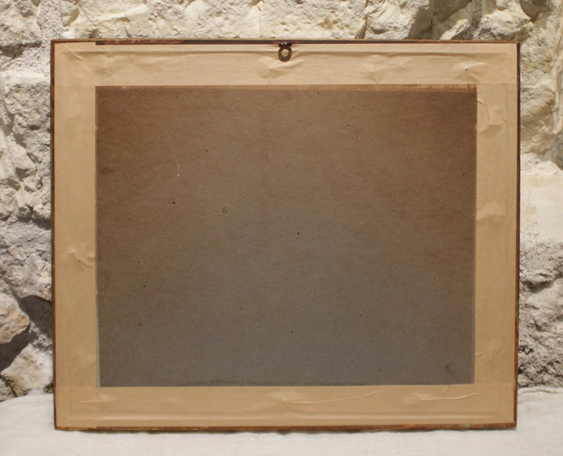 Watercolor 'women On The Beach' Signed Gabriel Griffon (1866-1933)-photo-3