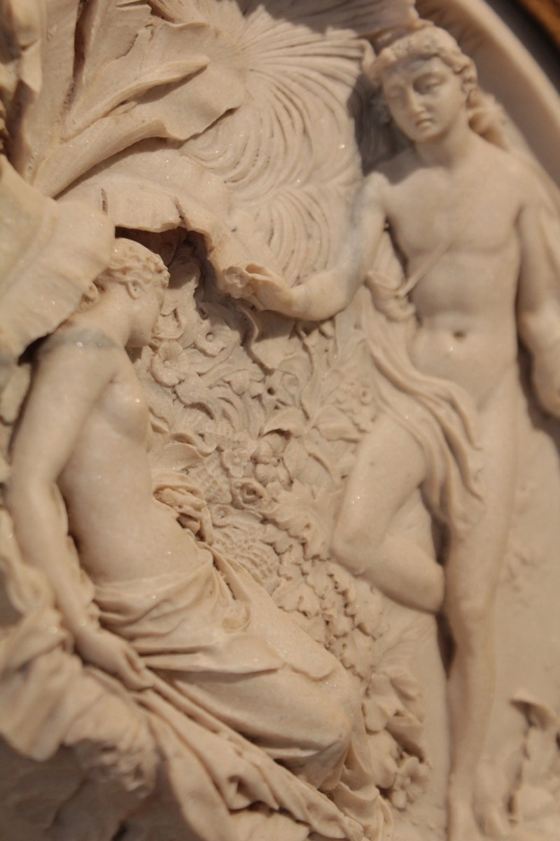 High-relief Sculpture 'the Sleep Of Titania And Oberon' By Edward William Wyon (1811-1885)-photo-4