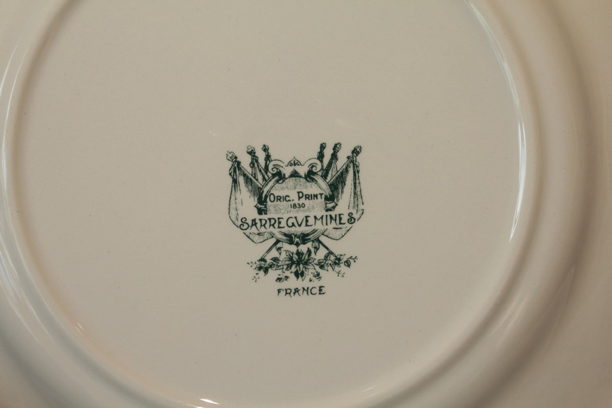 12 assiettes parlantes en faïence de Sarreguemines, Napoléon Bonaparte, milieu 19ème siècle-photo-3