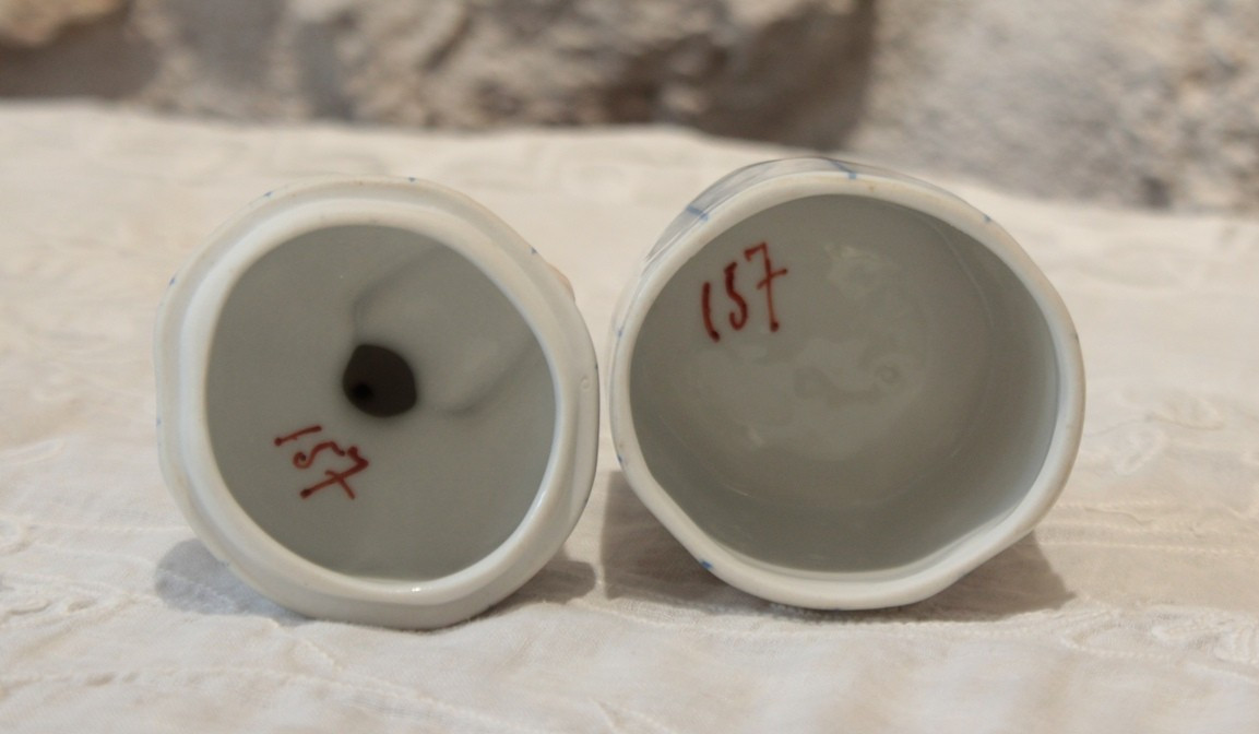 Woman With Fan' Porcelain Box 1900-1930-photo-3