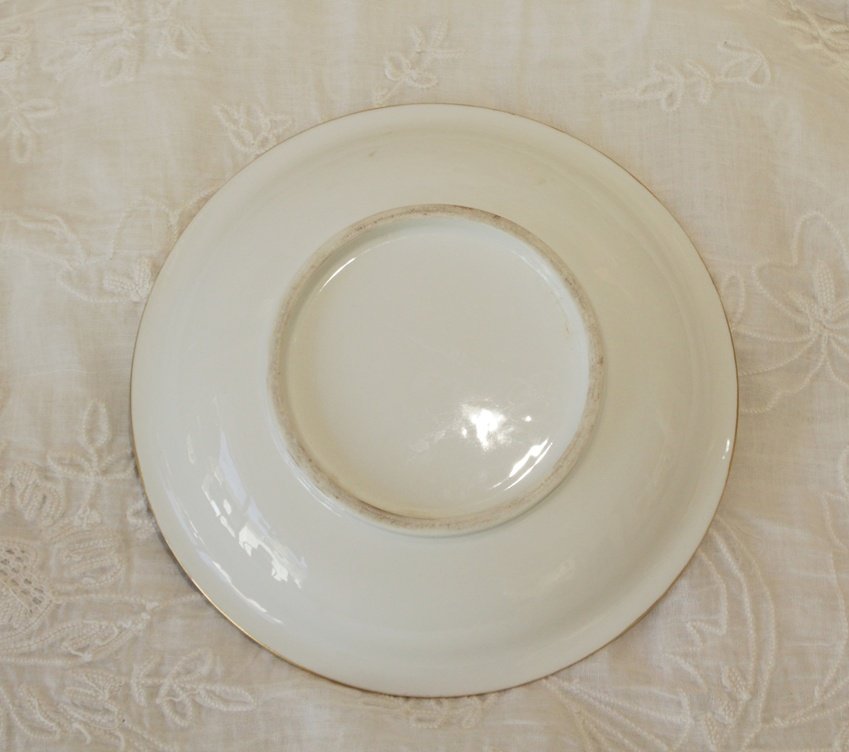 Dinner Set, Cup And Saucer, Porcelain With Polychrome Floral Decoration, Circa 1815-1830-photo-6