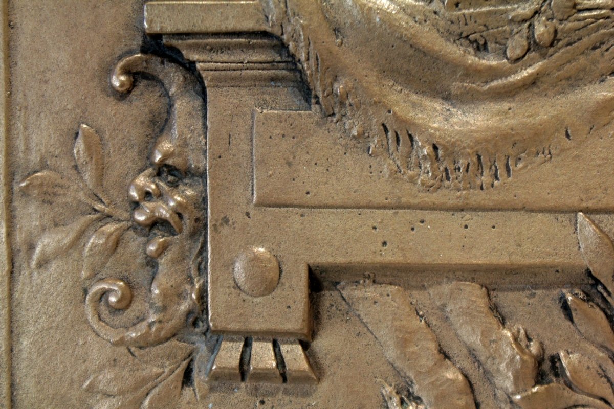 Bronze Bas-relief Plaque, "portrait Of A Woman," Attributed To Jules Clamagirand (1870–1937)-photo-3
