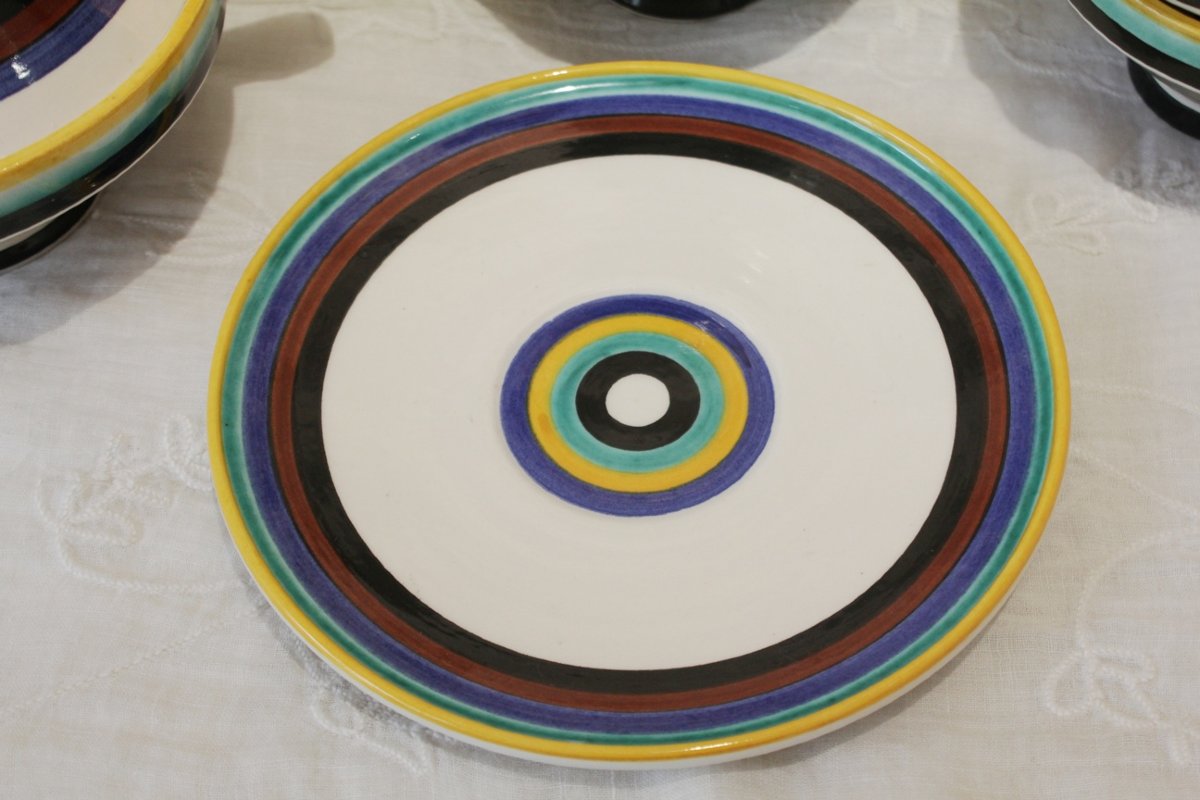 Earthenware Tea Set In The Style Of Margarete Heymann-loebenstein (1899–1990), Bauhaus-photo-2