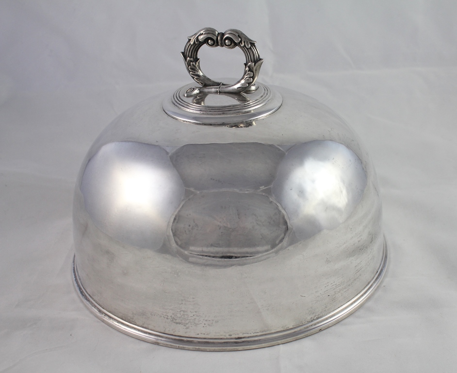 Cloche En Métal Plaqué d'Argent De François Levrat Entre 1815 Et 1827-photo-4