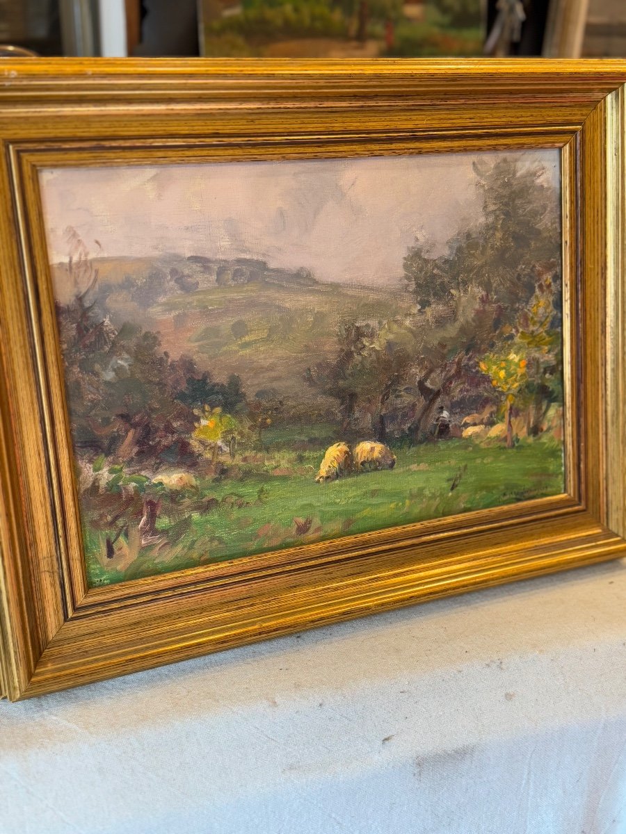 George Richard Cordingley - Oil On Panel -photo-3