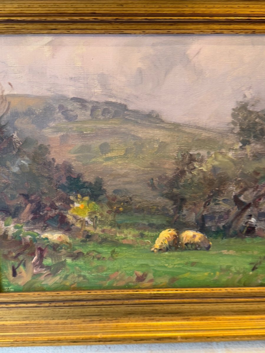 George Richard Cordingley - Oil On Panel -photo-7