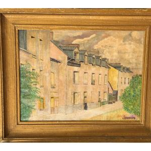 Peinture en Bretagne Signée Jouvire -1952