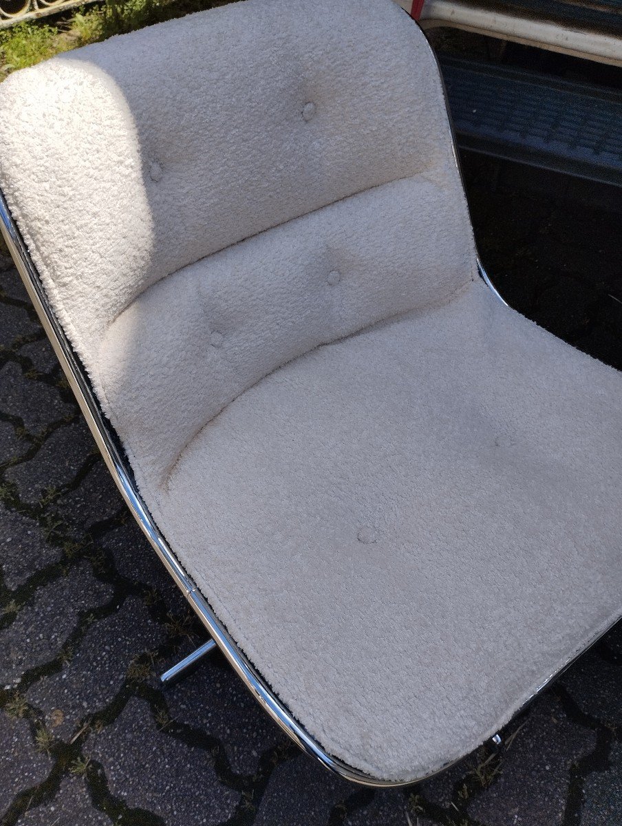 Pair Of Knoll Edition Armchairs-photo-3