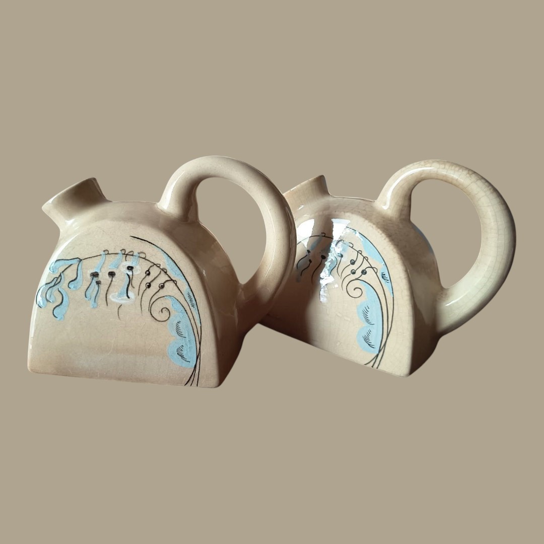 Pair Of Art Deco Pitchers -photo-4
