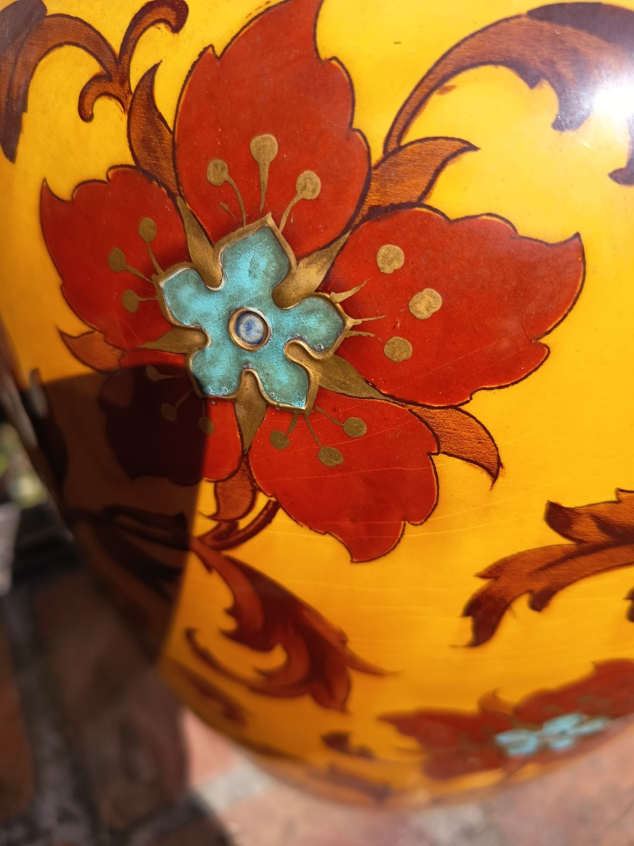 Sarreguemines Vase -photo-2