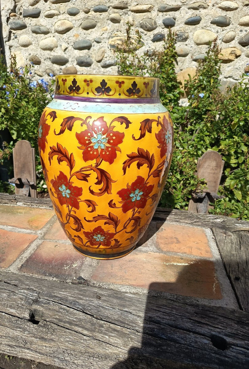 Sarreguemines Vase -photo-4