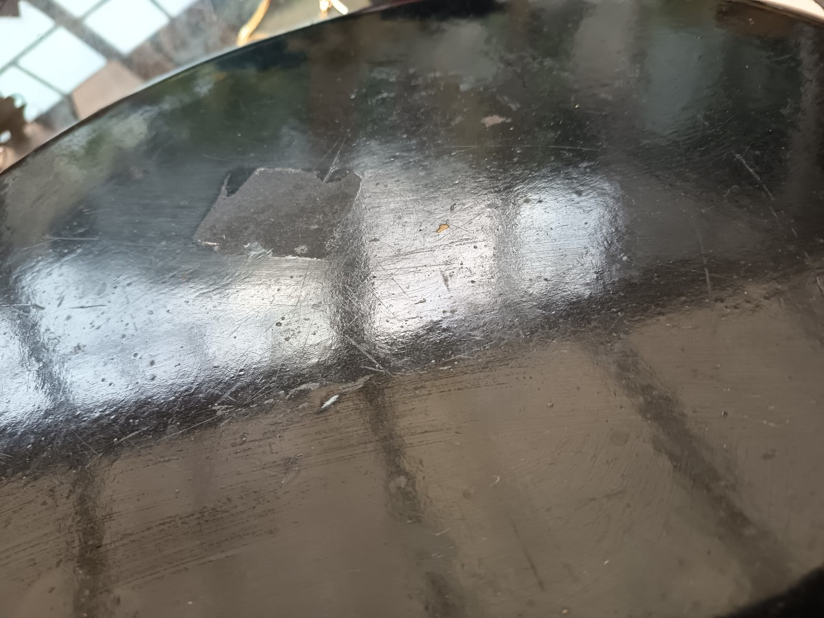 19th Century Papier-mâché Tray -photo-2