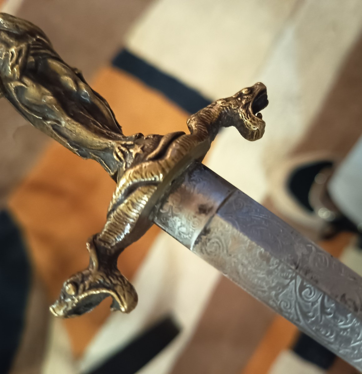 Dague rituelle de cérémonie ésotérique -photo-2