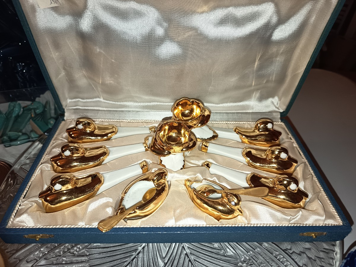 Knife Rest, Complete Set Signed Robj-photo-2