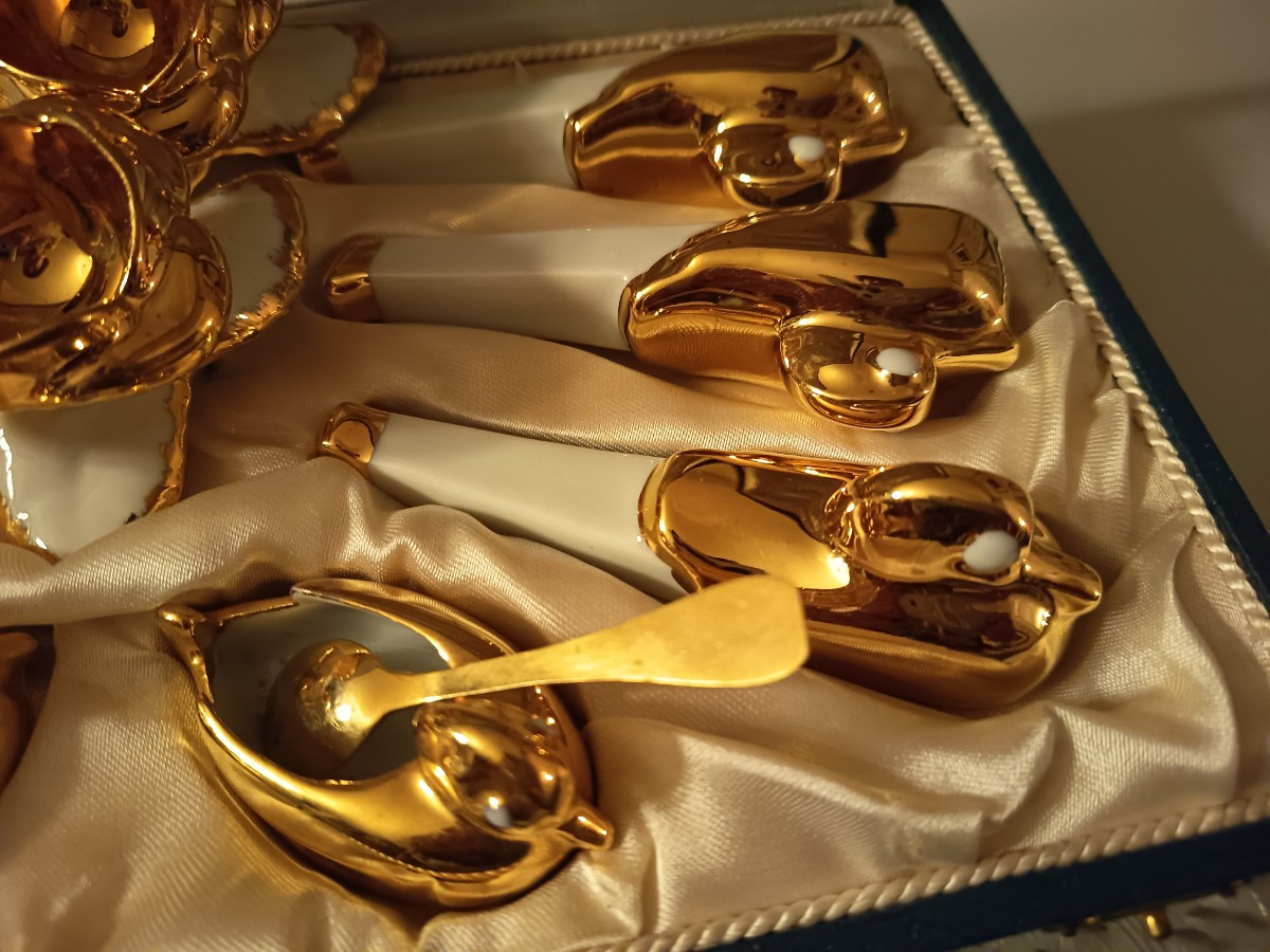 Knife Rest, Complete Set Signed Robj-photo-2