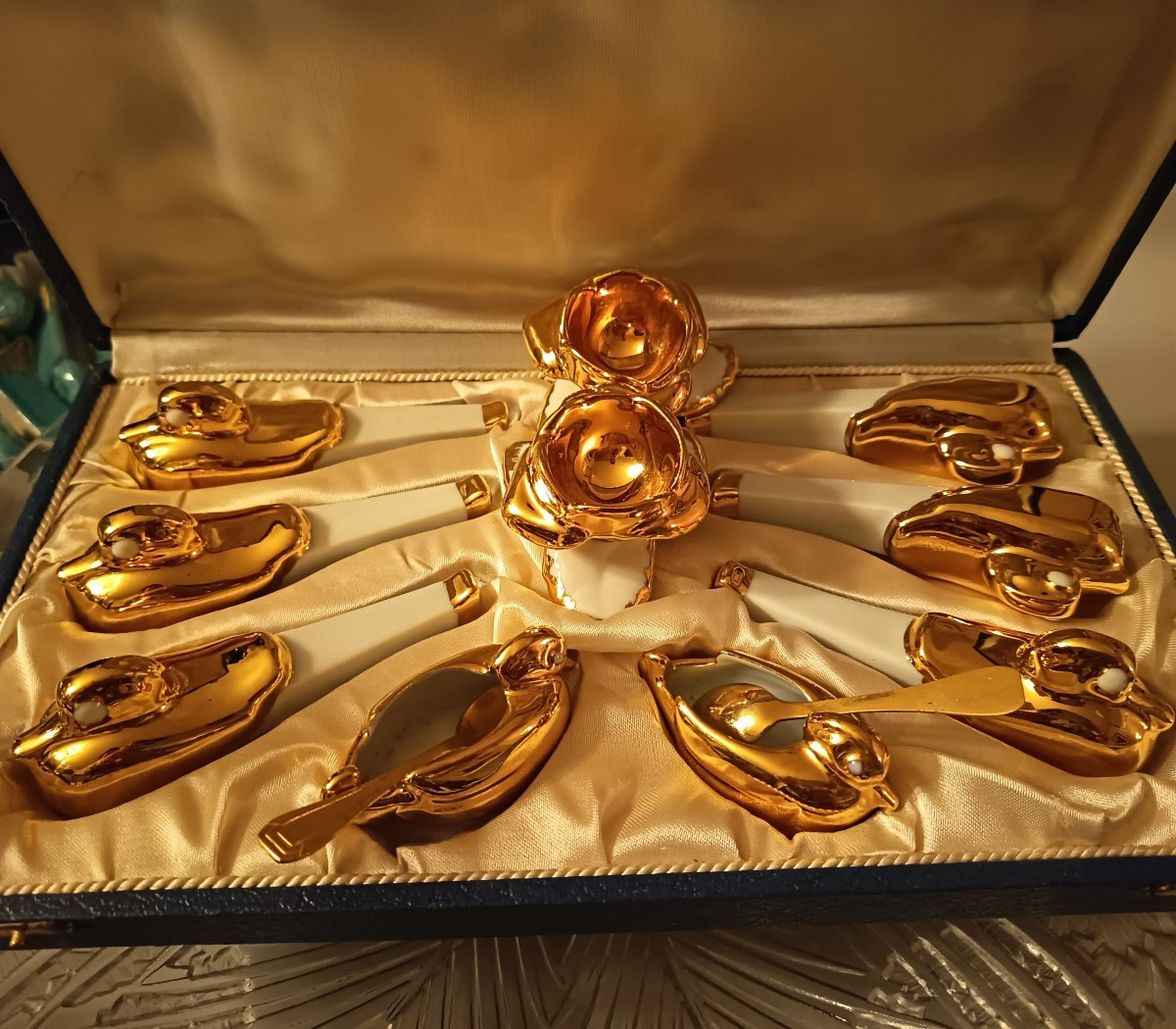 Knife Rest, Complete Set Signed Robj