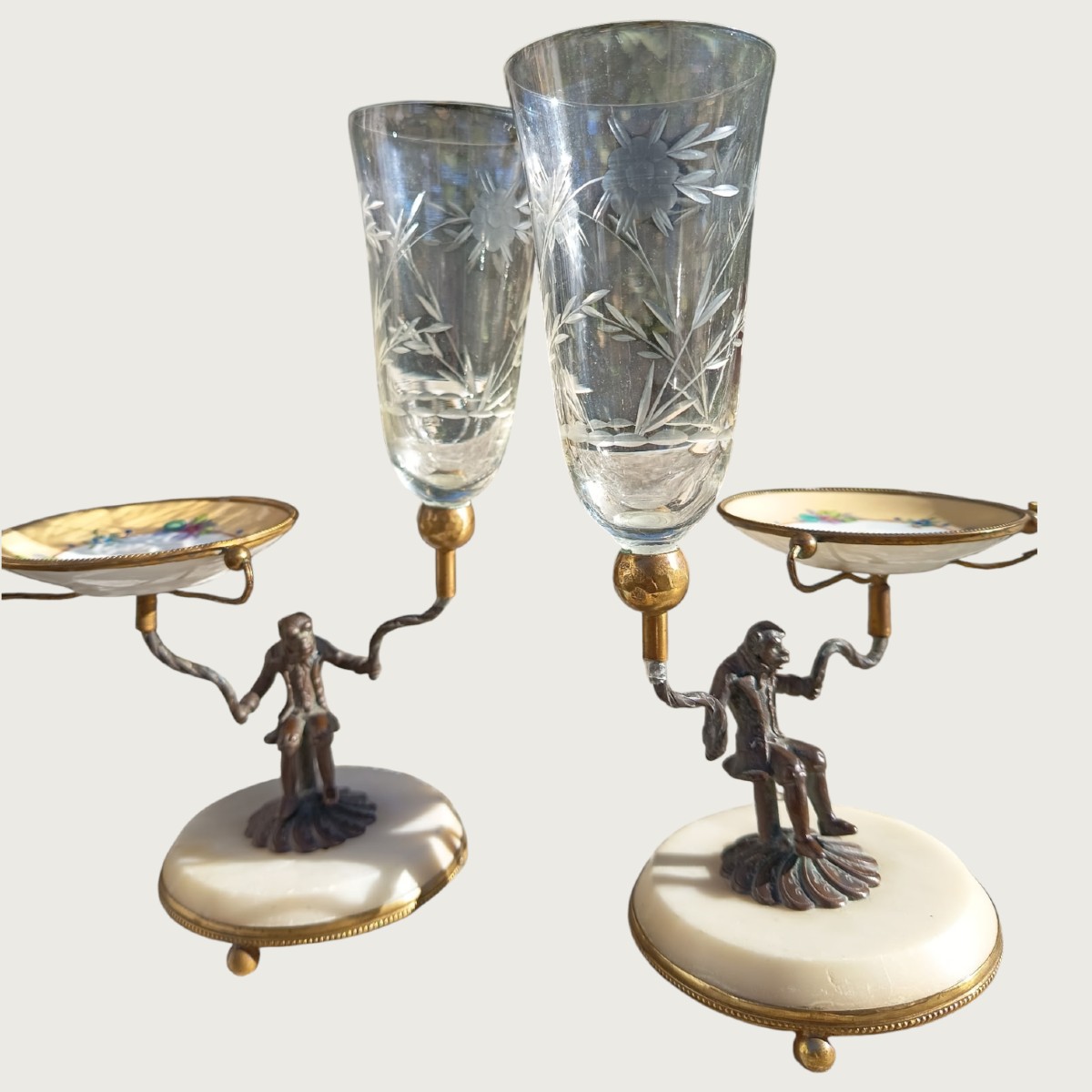 Pair Of Bronze Tulip Trees 