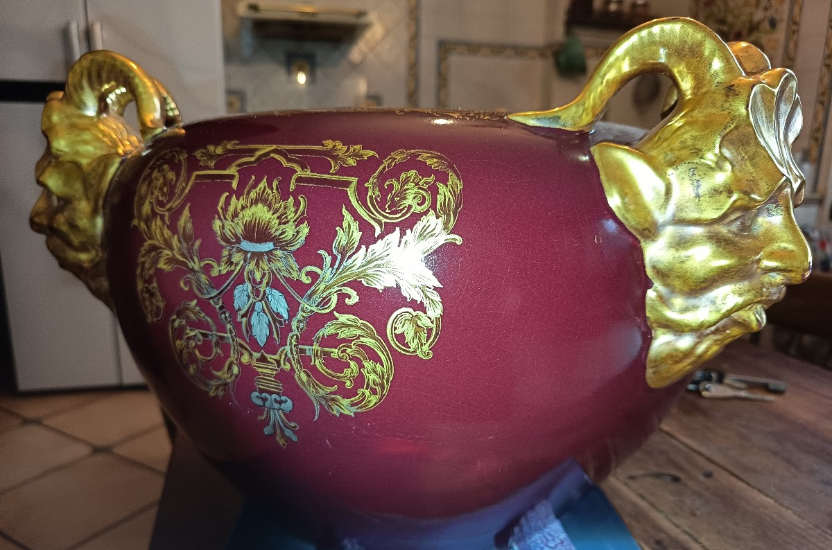 Cache- pot manufacture Sainte Radegonde G.Asch-photo-2