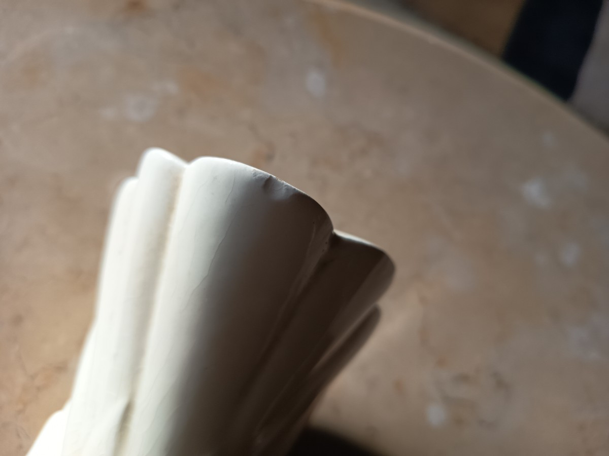 Céramique, craquelé Art déco signé Jacques Adnet-photo-2