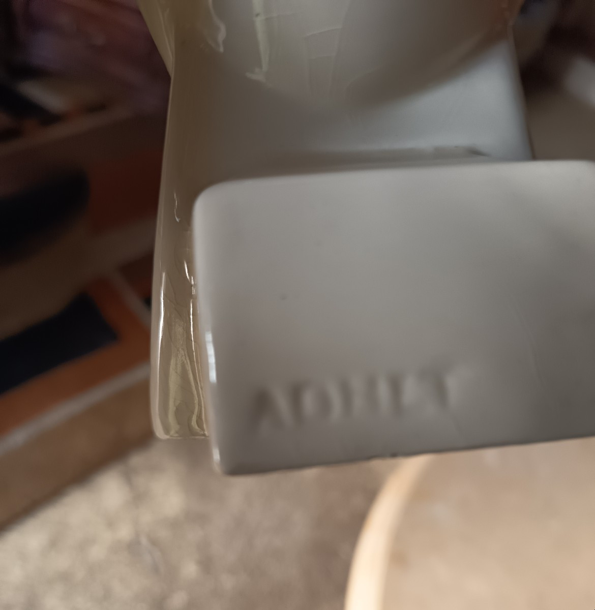 Céramique, craquelé Art déco signé Jacques Adnet-photo-4