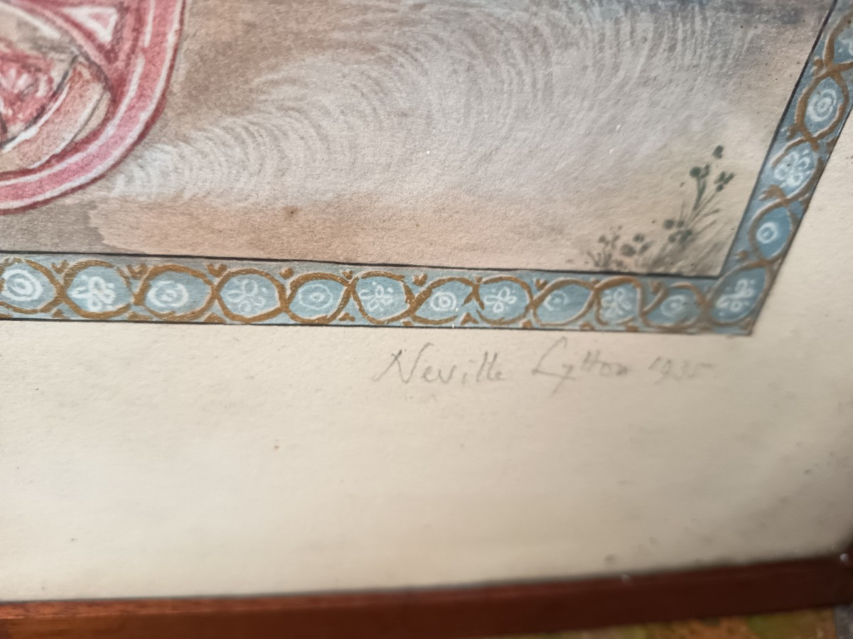 Original Drawing By Neuville Lytton, 1935-photo-3