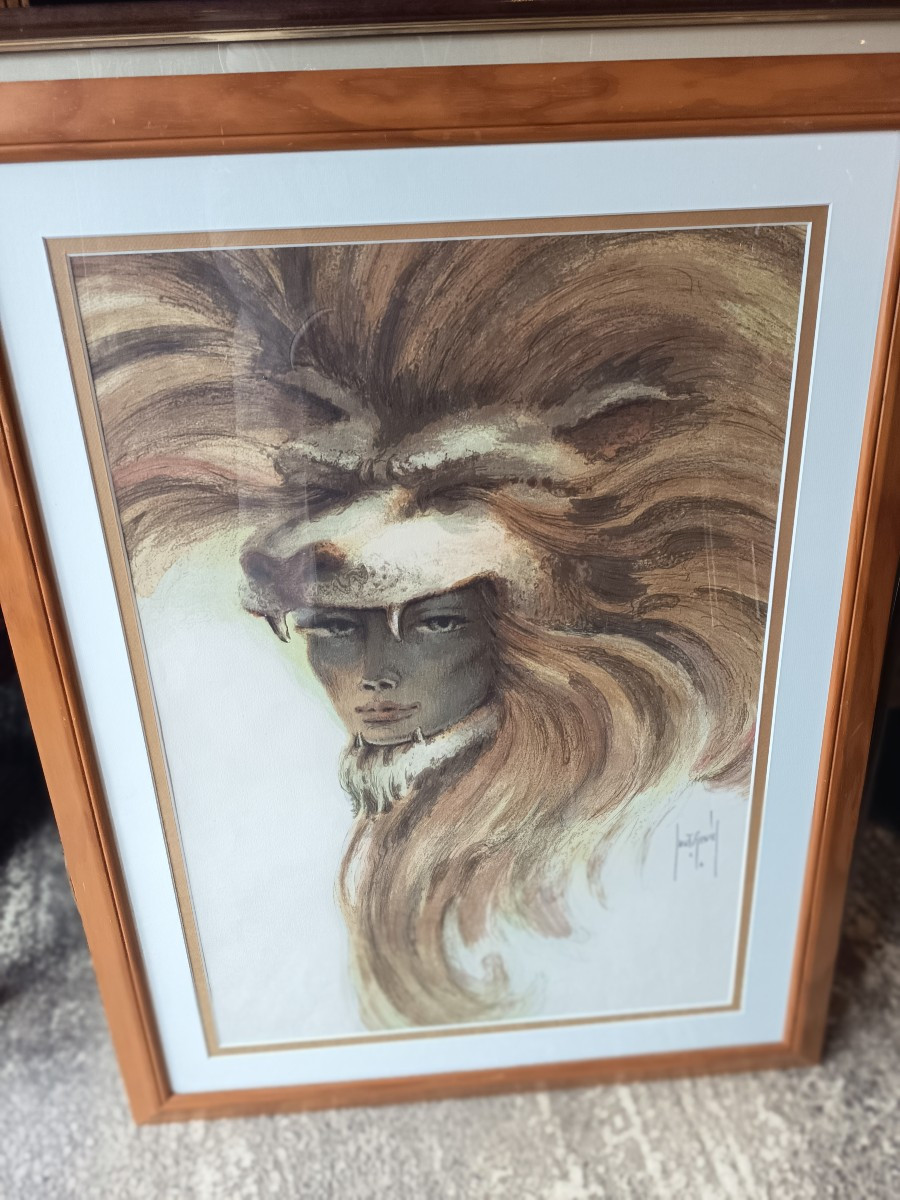 Numbered Lithograph By Lassus Saint-genies.