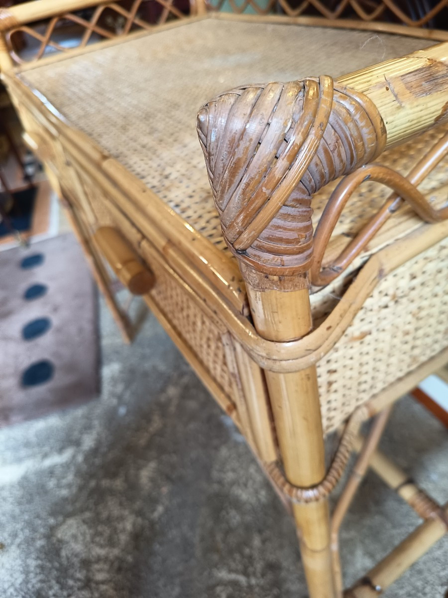 Toilette style bambou année 80-photo-2