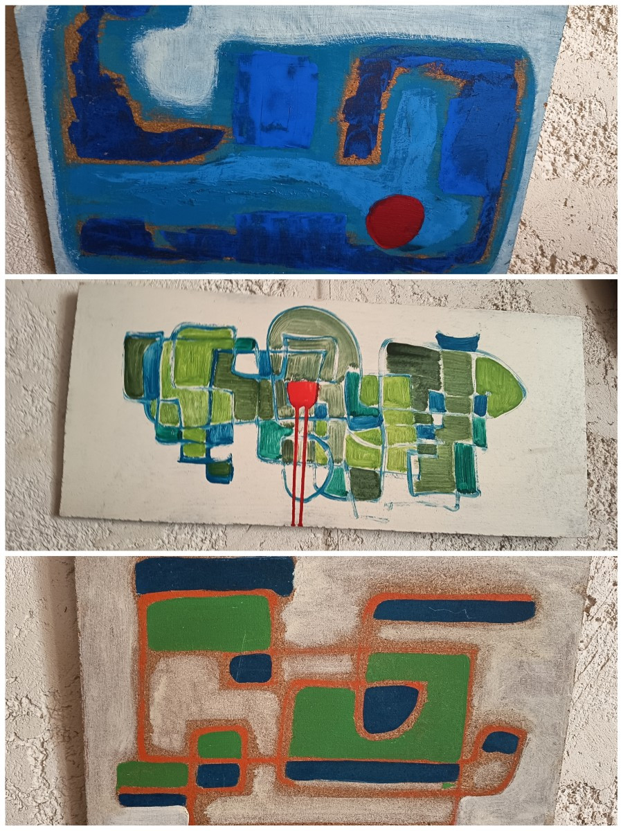 Tableaux abstraits Année 70