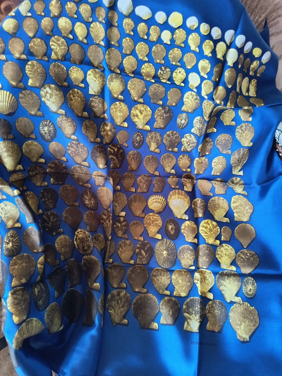 Foulard Hermes aux Coquillages -photo-3
