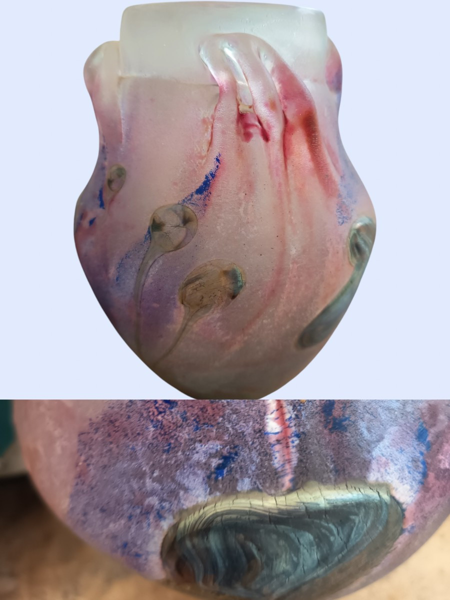 Vase signé Jean Claude Novaro -photo-2