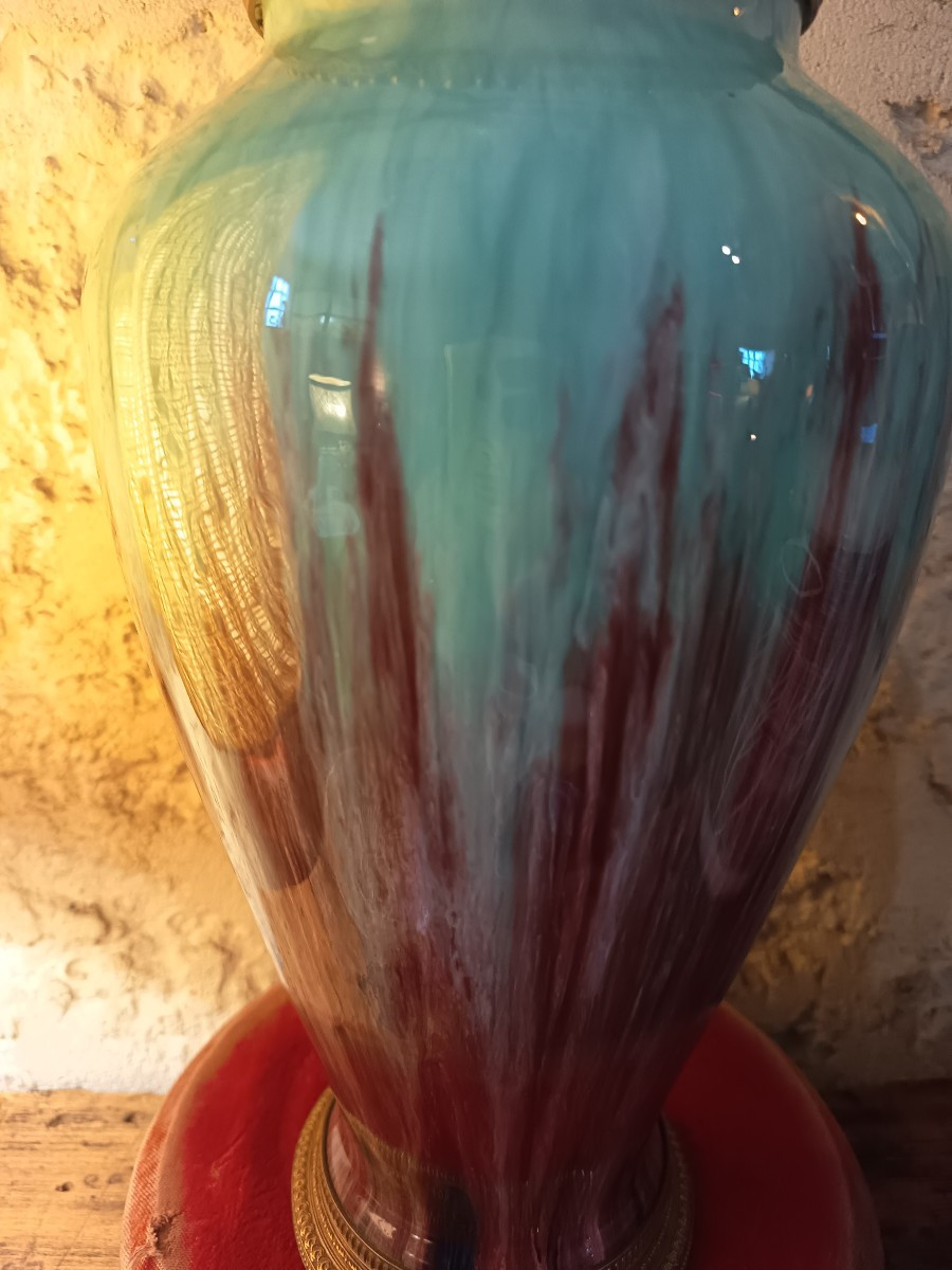 Vase Signed Eugène Baudin-photo-2